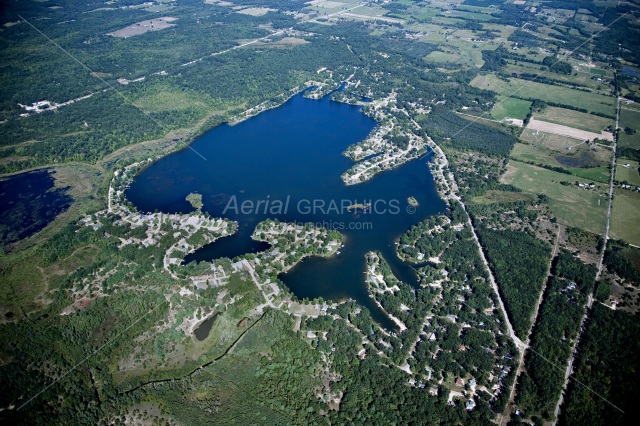 Indian Lake in Montcalm County, Michigan